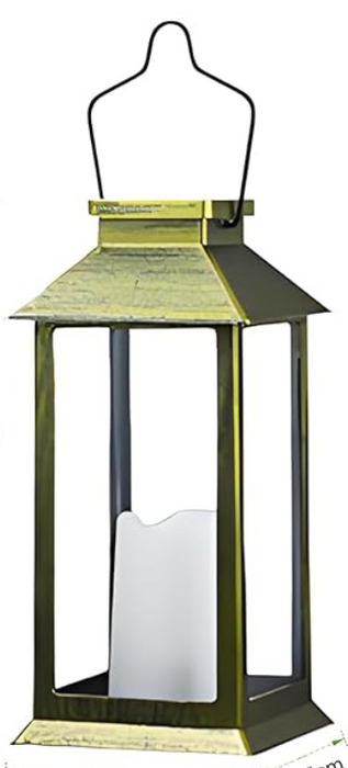 Neoglint Solarna Latarnia Model - LED Bezpłomieniowa Świeca Oświetlenie Ogrodowe Dekoracyjne - Idealne na Wydarzenia na Zewnątrz, Imprezy w Ogrodzie i Dekoracje Stołu