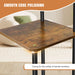 5-Tier Metal and Wood Plant Stand — Indoor/Outdoor Flower Pot Shelf (106.5×30×30cm)