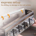 Multi-Functional Punch-Free Kitchen Spice Rack Organiser — 8 Racks for Cabinets & Countertop