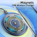 15W Qi Wireless Charging Pad — Fast Charger for iPhone, Samsung & AirPods