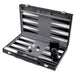 Classic Backgammon Set with PU Leather Folding Case – Portable Travel Game