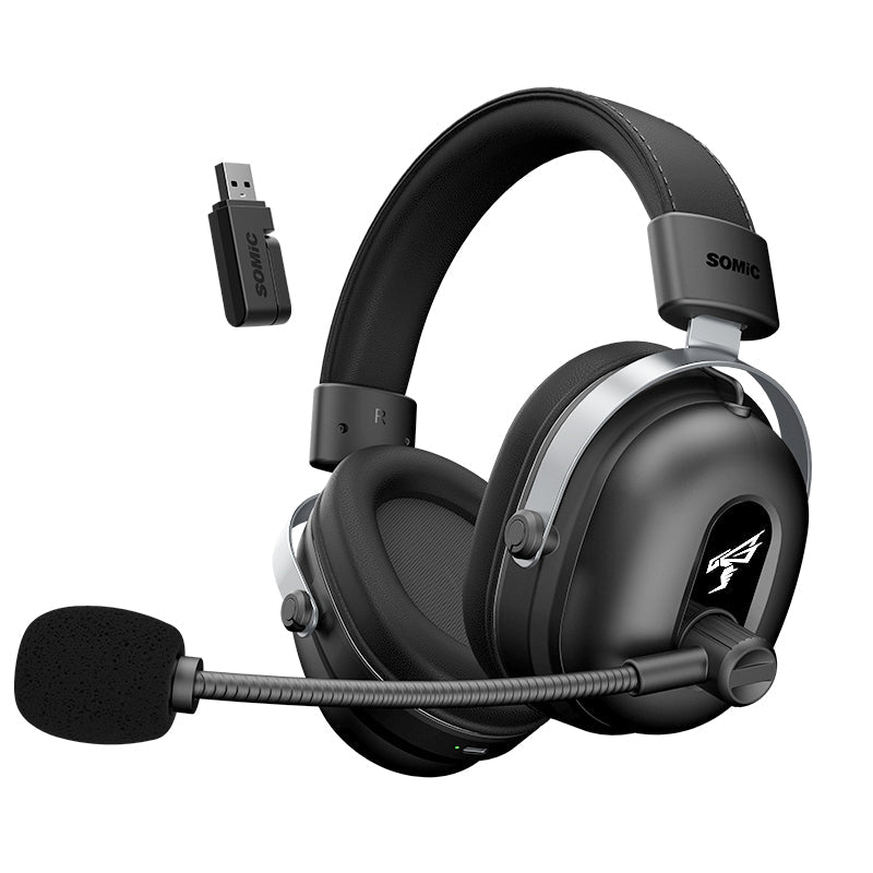 Commander G Series Edição Sem Fios - Bateria de 160 Horas - Auscultadores Gaming Sem Fios com Som Surround 7.1 - Para PC, Playstation 5, PS4, Switch e Mais