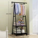 Multifunctional Movable Coat Rack Stand – Simple Plastic Clothes Hanger for Porch, Bedroom, Corridor, Dormitory