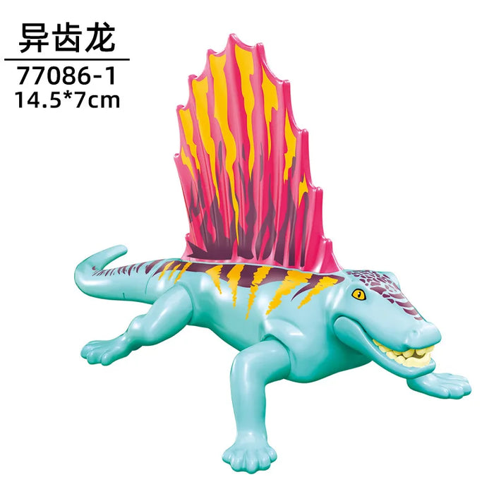 Tyrannosaurus Rex Building Block Figure — Jurassic Dinosaur Brick Toy (LEGO-compatible, 1pc)