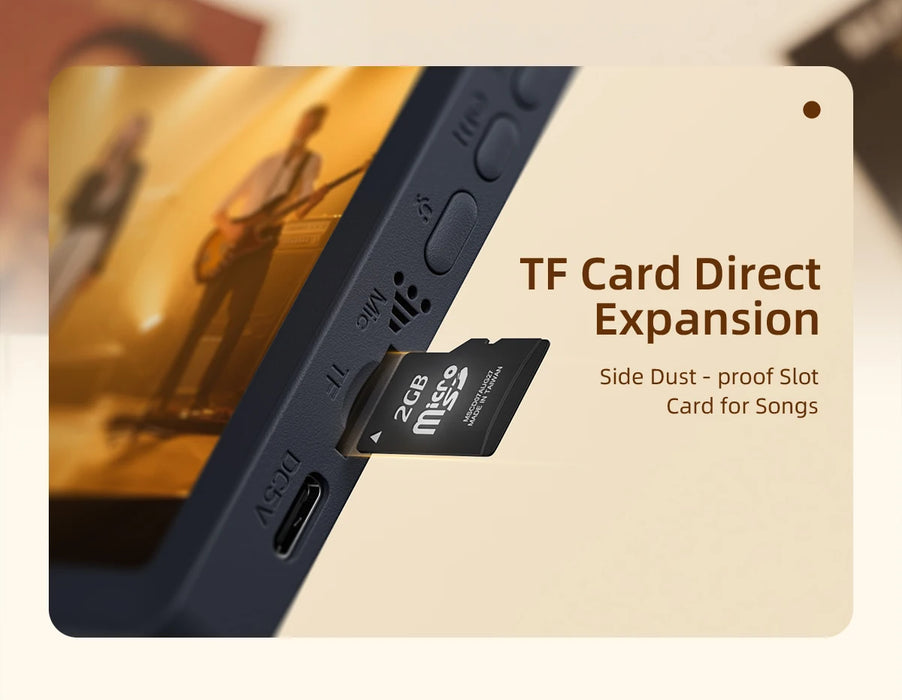 4-inch Digital Photo Frame with Bluetooth Speaker, TF Playback & Voice Recording