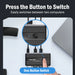USB 3.0 KVM Switcher – 2 Computers, 4 USB Devices with HDMI 4K Support