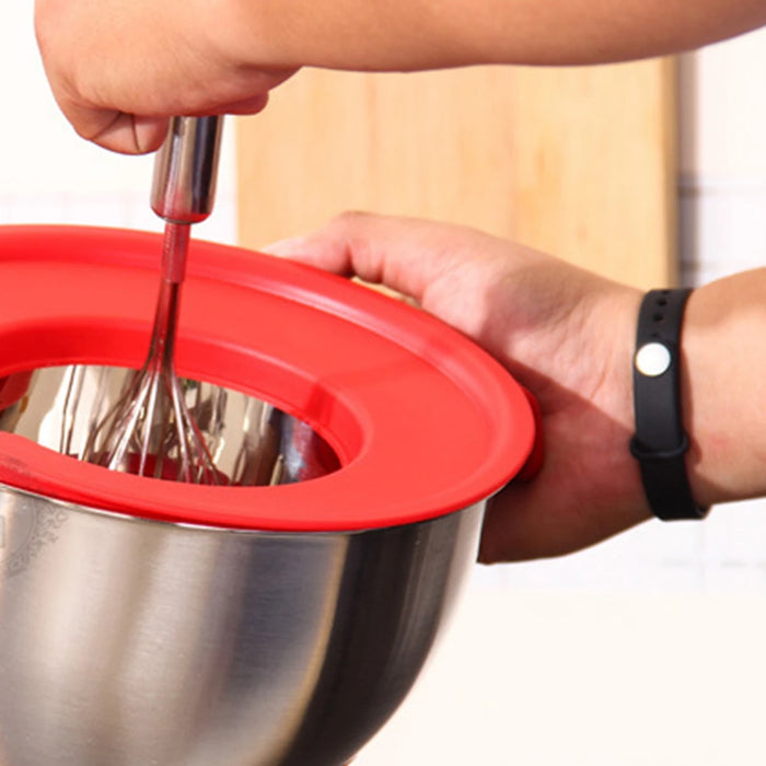 304 / 18/10 Stainless Steel Mixing Bowl Set with Lids, Graters & Handle — Non‑Slip Nesting Bowls (1.5/2.5/4.5L)