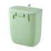 12L Hanging Kitchen & Bathroom Bin with Lid — Door or Wall Mount