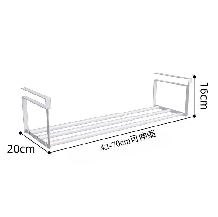 Adjustable Bamboo Shoe Rack – Space-Saving Double-Layer Wardrobe Organizer (White)