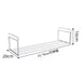 Adjustable Bamboo Shoe Rack – Space-Saving Double-Layer Wardrobe Organizer (White)