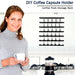 Universal Coffee Capsule Holder – 10 Adhesive Strips for K‑Cup, Nespresso, Dolce Gusto