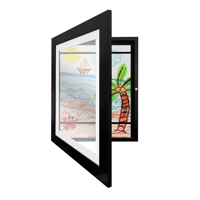 A3 & A4 Magnetic Kids Art Frame — Front-Open, Changeable Display for Posters & Photos