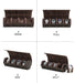 Vintage Genuine Leather Watch Roll Travel Case — 1/2/3/4/6/8 Slot Organiser