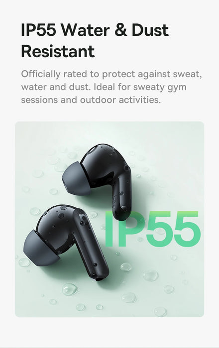 Baseus E Series – ANC True Wireless Earbuds, 12mm SuperBass, Bluetooth 6.0