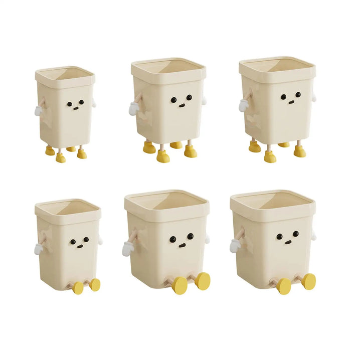 Creative Cute Trash Can — Open-Top Compost Bucket & Dustbin for Home