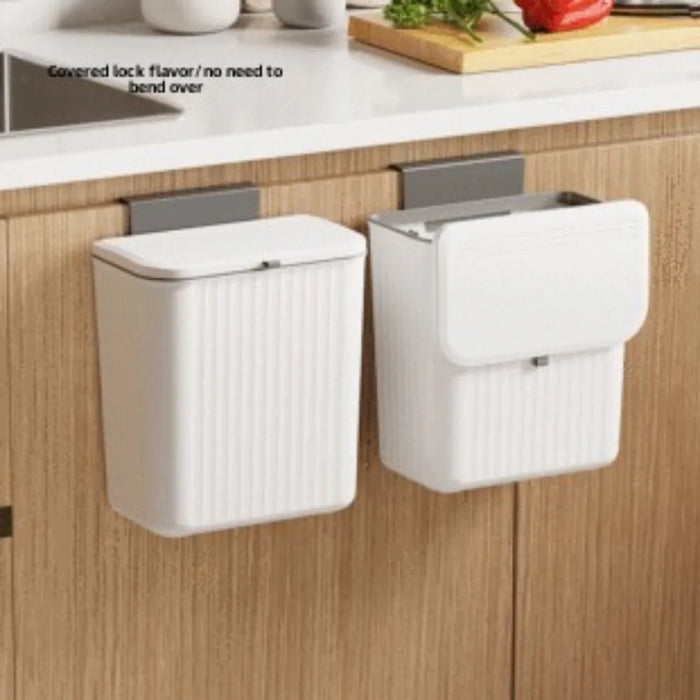 8L / 12L Kitchen Compost Bin with Lid – Countertop or Under-Sink Hanging Bin