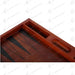 Foldable Wooden Backgammon Set — Portable Classic for Family & Travel (Random Style)