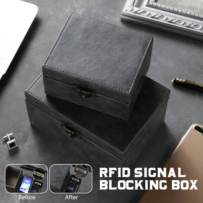 Anti-Theft Faraday Box — RFID & Signal-Blocking Key Fob Protector
