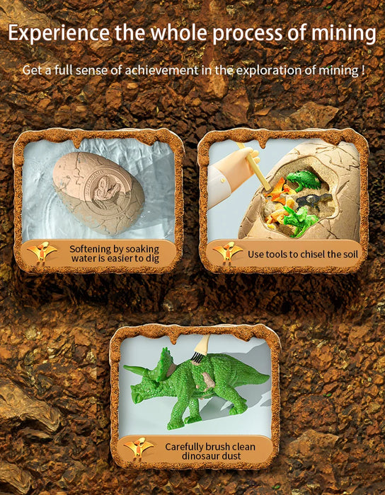 Yimi Children's Dinosaur Egg Dig Kit – DIY Fossil Blind Box (Ages 6–12)