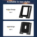 Desktop Speaker Base Stand — Carbon Steel Support for Computer Speakers (Single Stand)