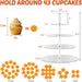 Clear Acrylic Round Cupcake Stand — 3/4/5 Tier Dessert Display for Wedding, Birthday & Christmas