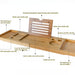 Adjustable Wooden Bath Tray — Extendable Bathtub Rack & Storage Shelf