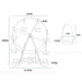 Metal Ferris Wheel Cupcake Stand — 8-Cup Display for Weddings & Parties