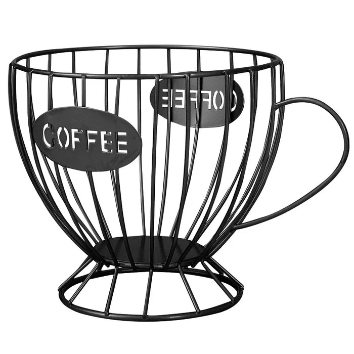 Metal Coffee Capsule Holder – Large Capacity Pod Organizer for Kitchen, Café & Bar