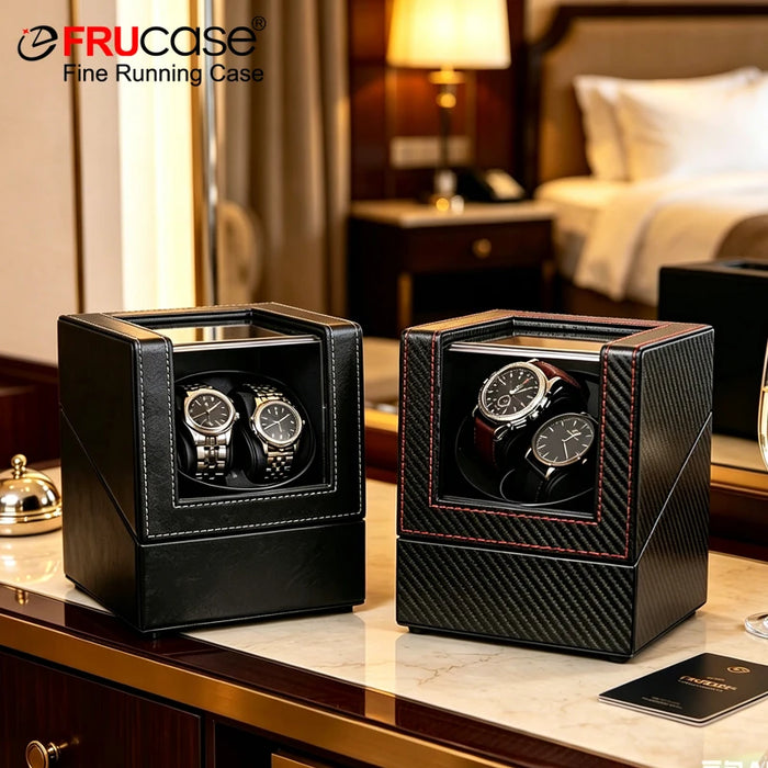 PU Watch Winder for Automatic Watches with USB Charging