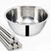 Stainless Steel Mixing Bowl — Flour, Egg & Salad Basin for Baking