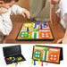 Portable Ludo, Chess & Backgammon Foldable Travel Game Set