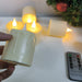 Rechargeable Waterproof LED Tea Lights with Remote Timer — Flameless Home & Wedding Candles