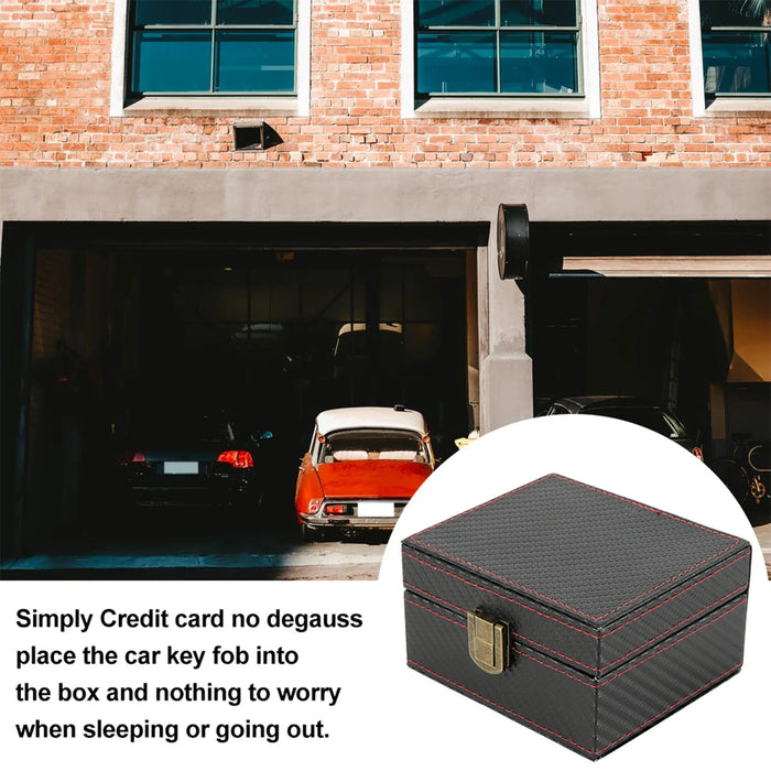Car Key Faraday Box – Signal Blocking Key Safe 11.6 x 9 x 5.8 cm