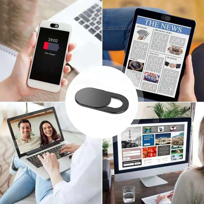 Webcam Cover Slider — Pack of 5 or 10 Privacy Shutters for Laptops, Tablets & Phones