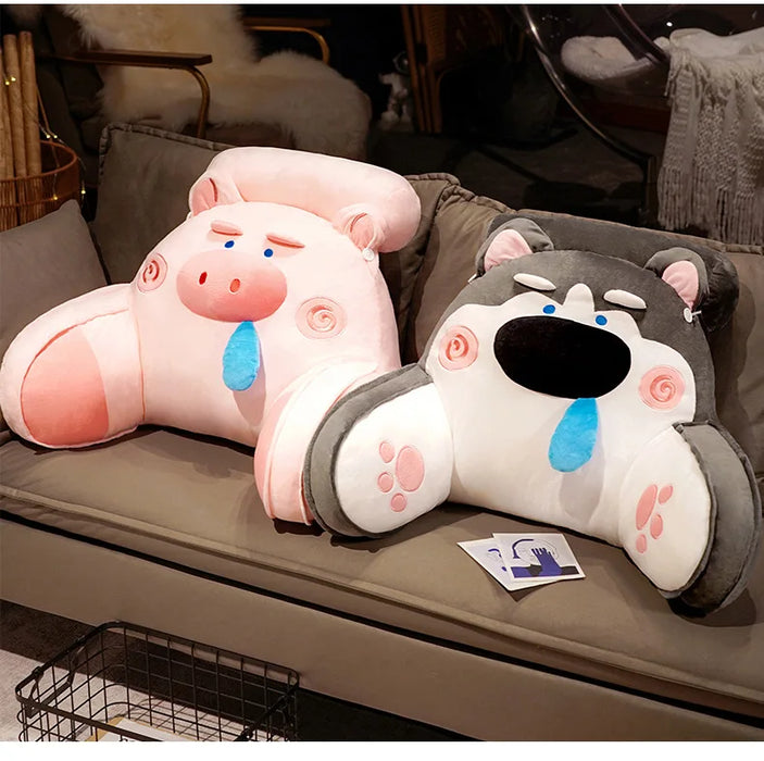 Cartoon Headboard Lumbar Pillow – Crystal Super Soft Bed & Sofa Back Cushion