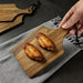 Acacia Wood Mini Cutting Board Set (3pcs) — Rectangle Chopping Blocks for Meat, Cheese & Bread