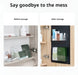 Slim Wall-Mounted Clear Storage Box — Cabinet & Medicine-Cabinet Organiser