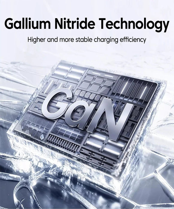 45W PD GaN USB‑C Charger with AI Touch Display — USB‑C PD for iPhone & Android (EU/UK/US)