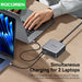 200W GaN 6-in-1 Desktop USB-C PD Charger — 4× USB-C, 2× USB-A