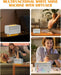 4-in-1 HiFi Bluetooth Speaker — White Noise, Humidifier, Night Light, 8 Nature Sounds (White)