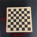 Retro Qing Bing Resin Chess Set with Velvet Board — 28cm Compact Game