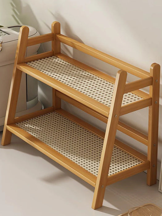 2-Tier Bamboo Spice Rack – Counter & Cabinet Organiser