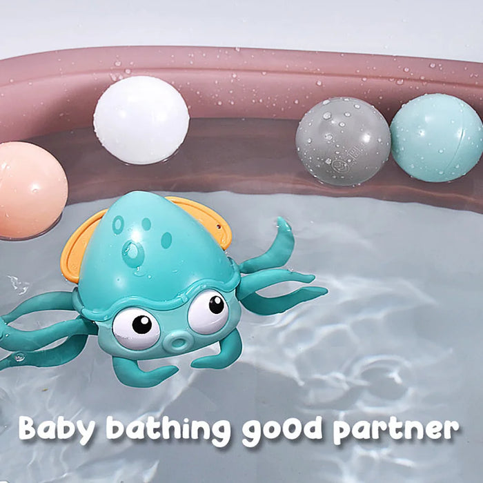 Children's Clockwork Crab and Octopus Bath Toys
