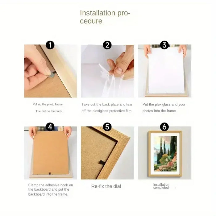 Classic Aluminium Photo Frame for A3 & A4 – Wall Hanging Certificate Frame