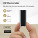 Ultra-slim Mini Voice Recorder — 4/8/16/32GB, WAV/MP3 & USB