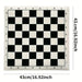 32-Piece Wooden Chess Set with Leather Board — King 110mm (Model 4in)