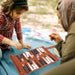 Roll-Up Backgammon Travel Set – Portable Classic Board Game for Family & Friends