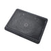 Adjustable Metal Mesh Laptop Cooling Pad with USB and LED Light — Black