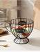 Metal Coffee Capsule Holder – Large Capacity Coffee Cup Pod Organizer (Black or Gold)