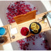 Adjustable Wooden Bath Tray — Extendable Bathtub Rack & Storage Shelf